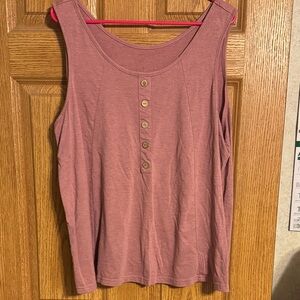 Sleeveless Mauve Top